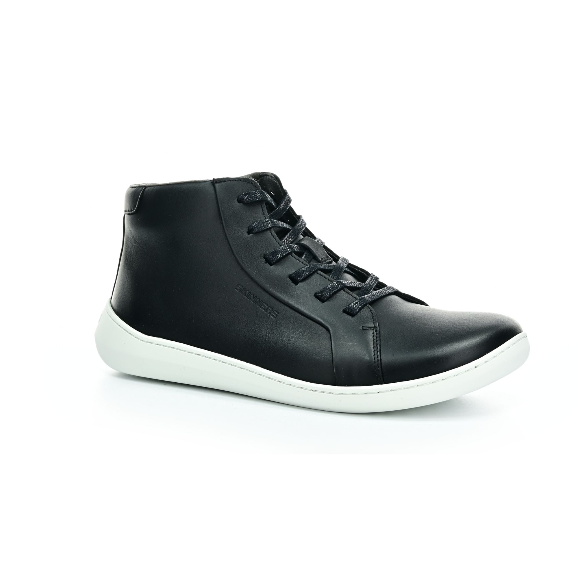 Skinners Moonwalker High Top Leather Black/White barefoot topánky 39 EUR