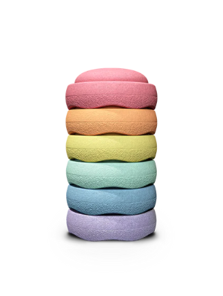 kamene Stapelstein Mini Rainbow Pastel, 6 ks EUR