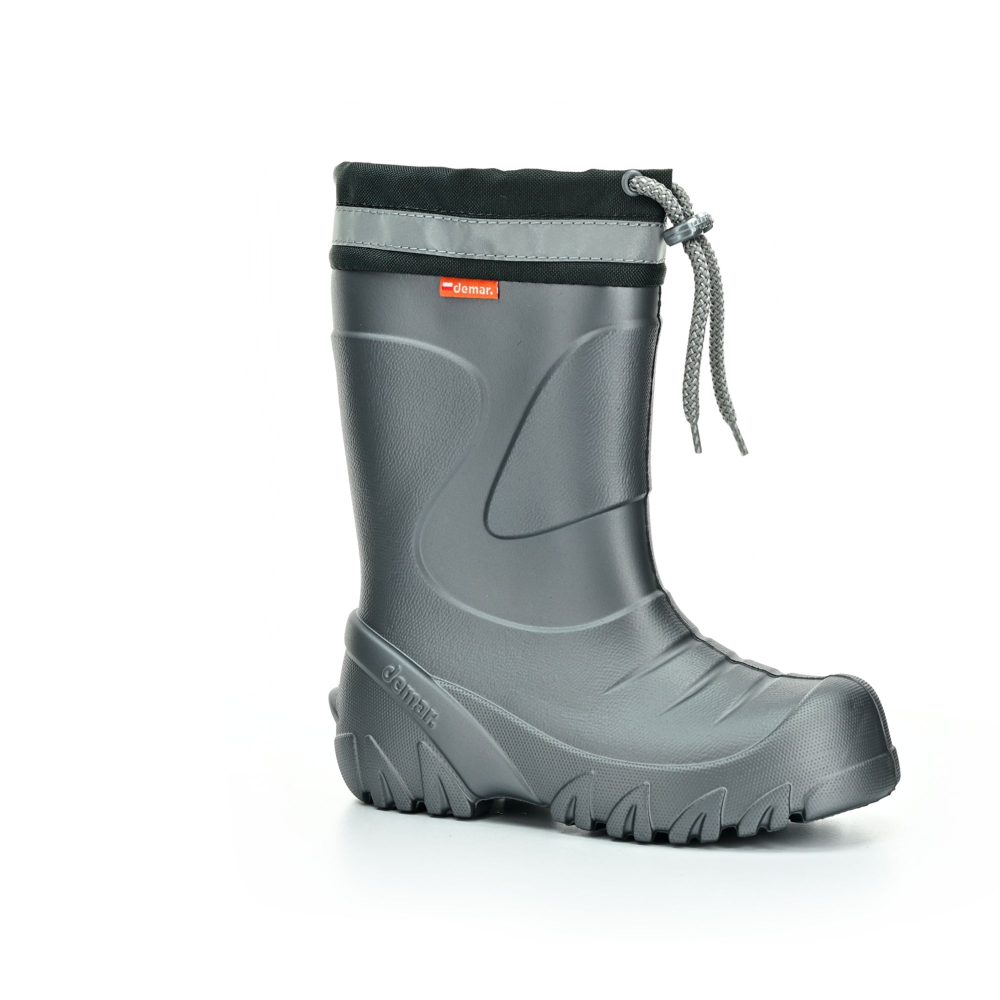 čižmy Demar Mammut tmavo strieborná s vlnenou vložkou 31 EUR