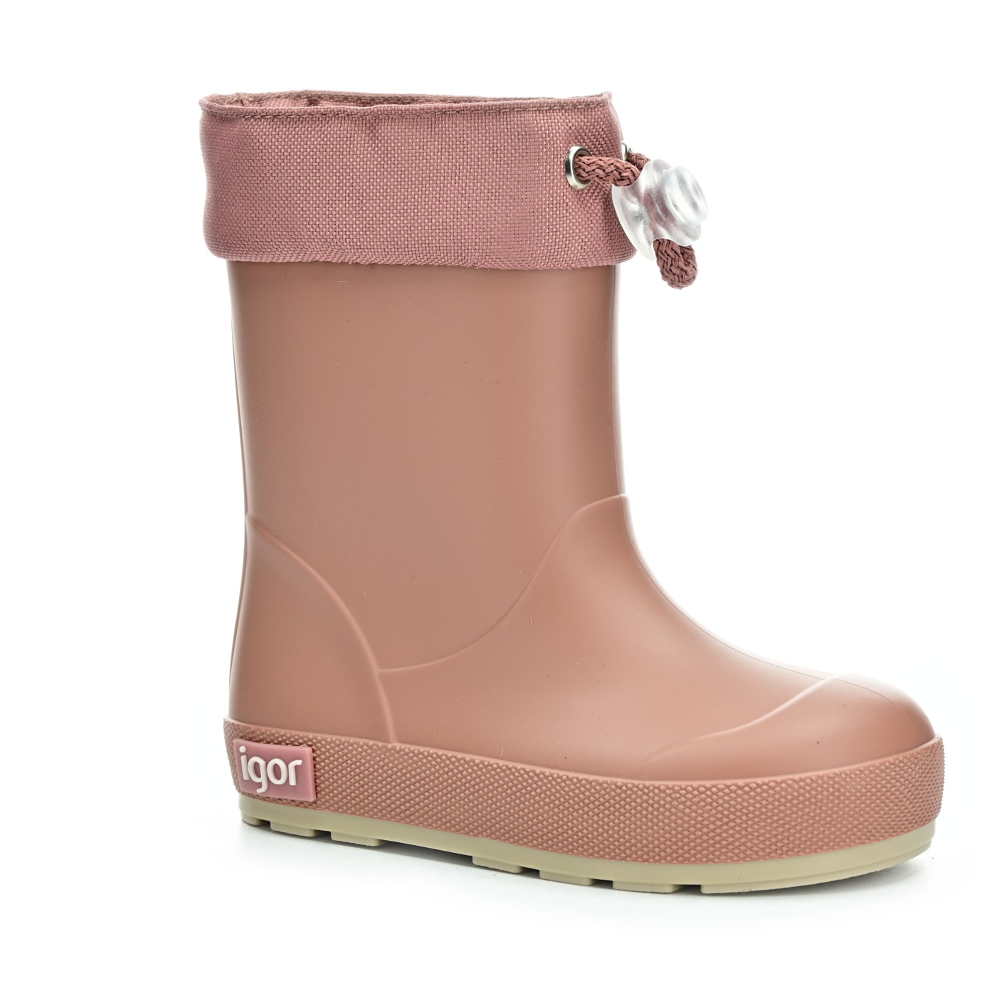 Igor Yogi Borreguito Cuello Rosa/Dusty Pink zateplené barefoot čižmy 32 EUR