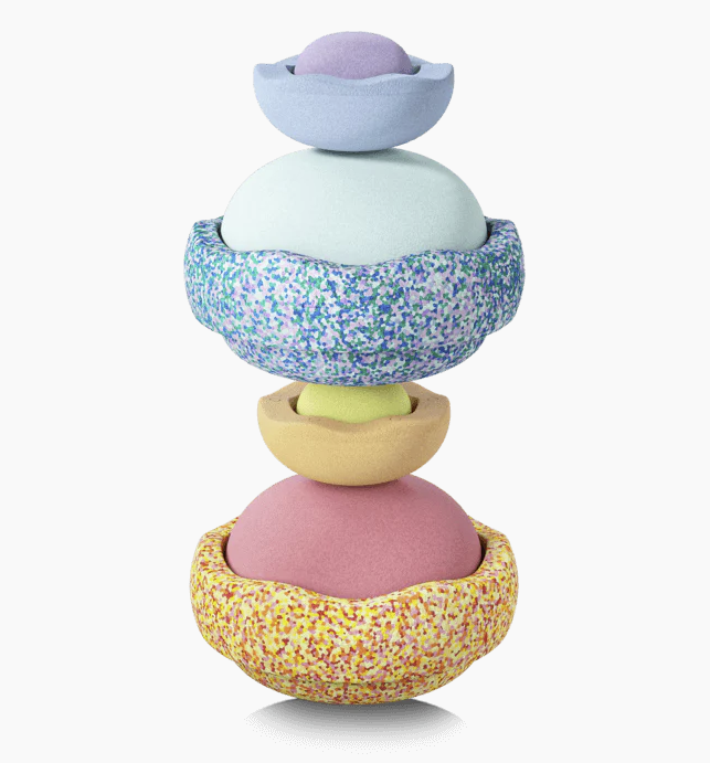 balančné kamene Stapelstein Inside set pastel (summer rainbow) EUR