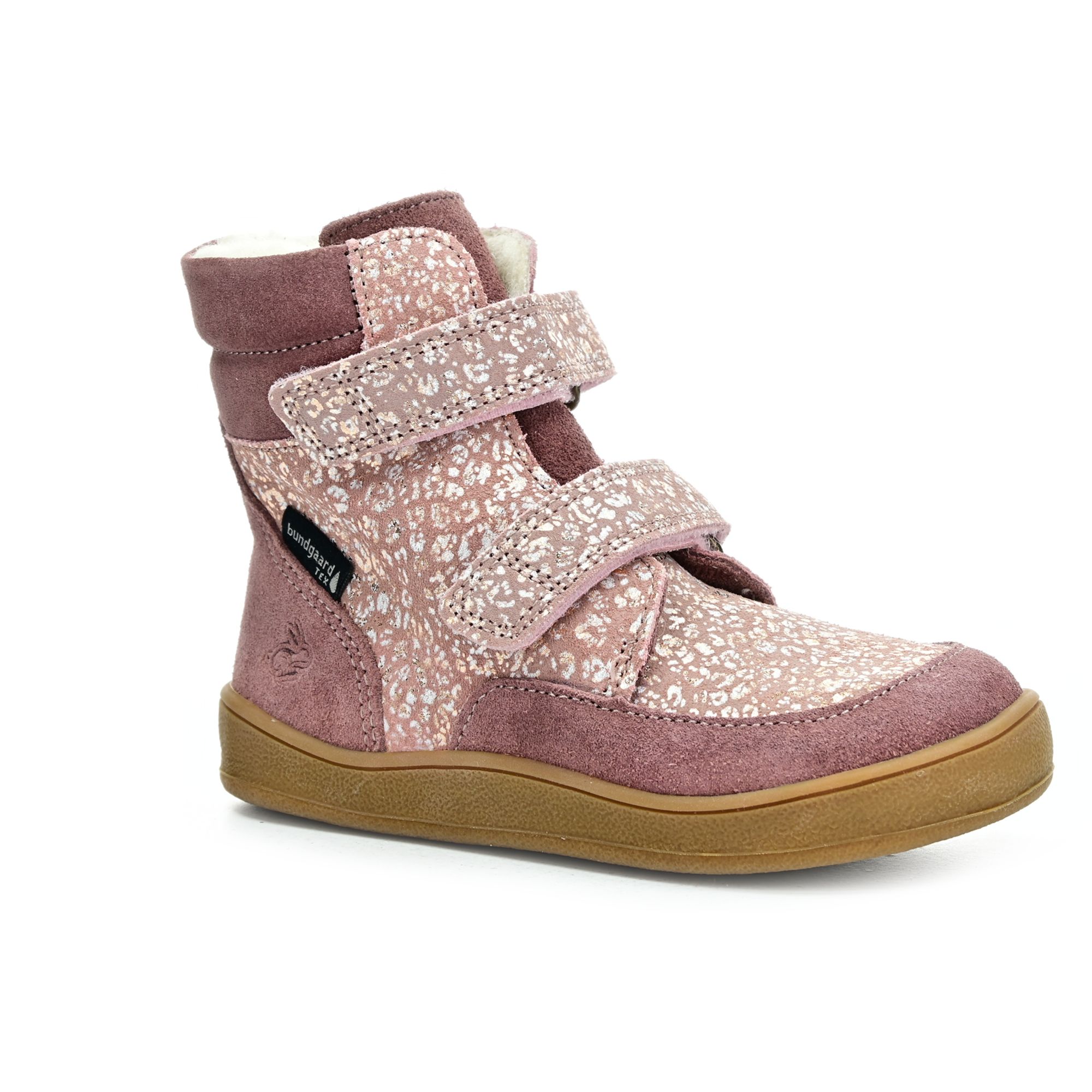 Bundgaard Basil Strap II Tex Rose shell zimné barefoot topánky 25 EUR