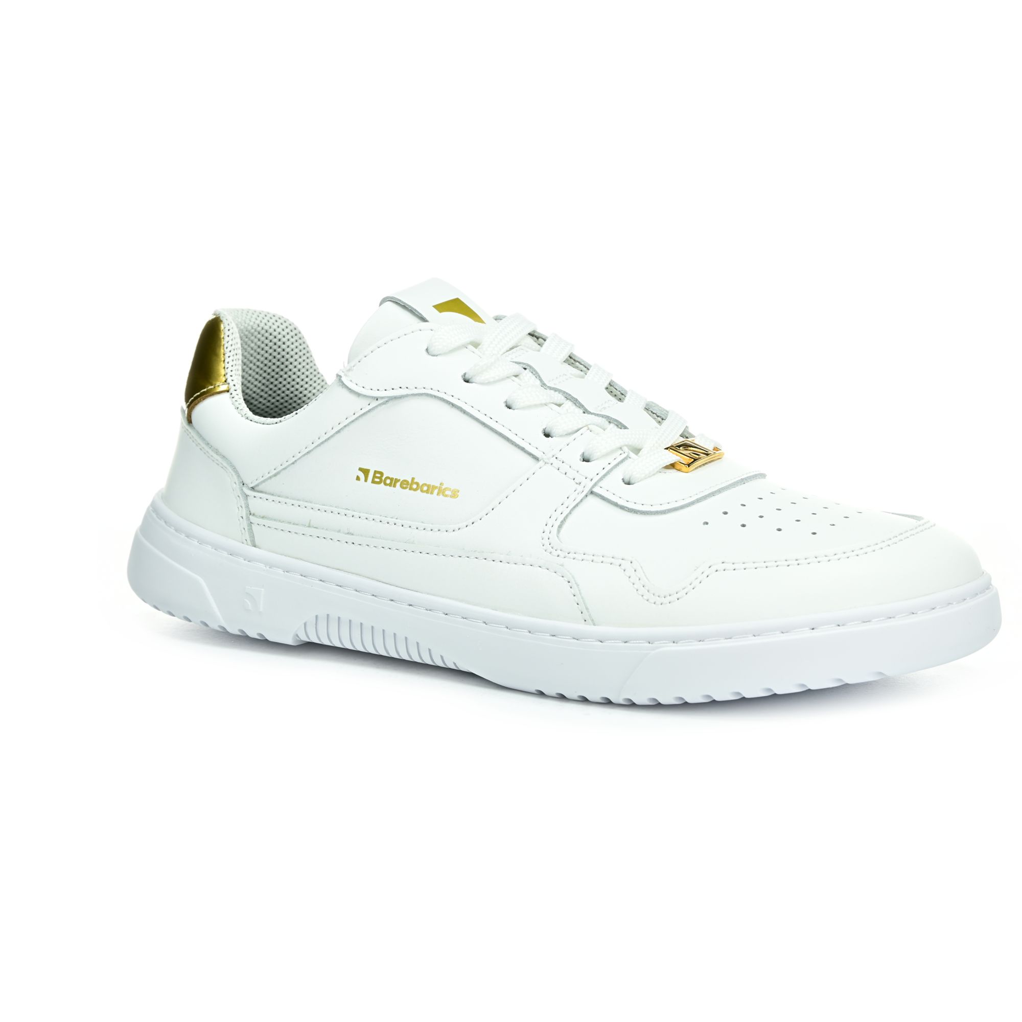 Be lenka barebarics zing white & gold leather barefoot topánky 38 EUR