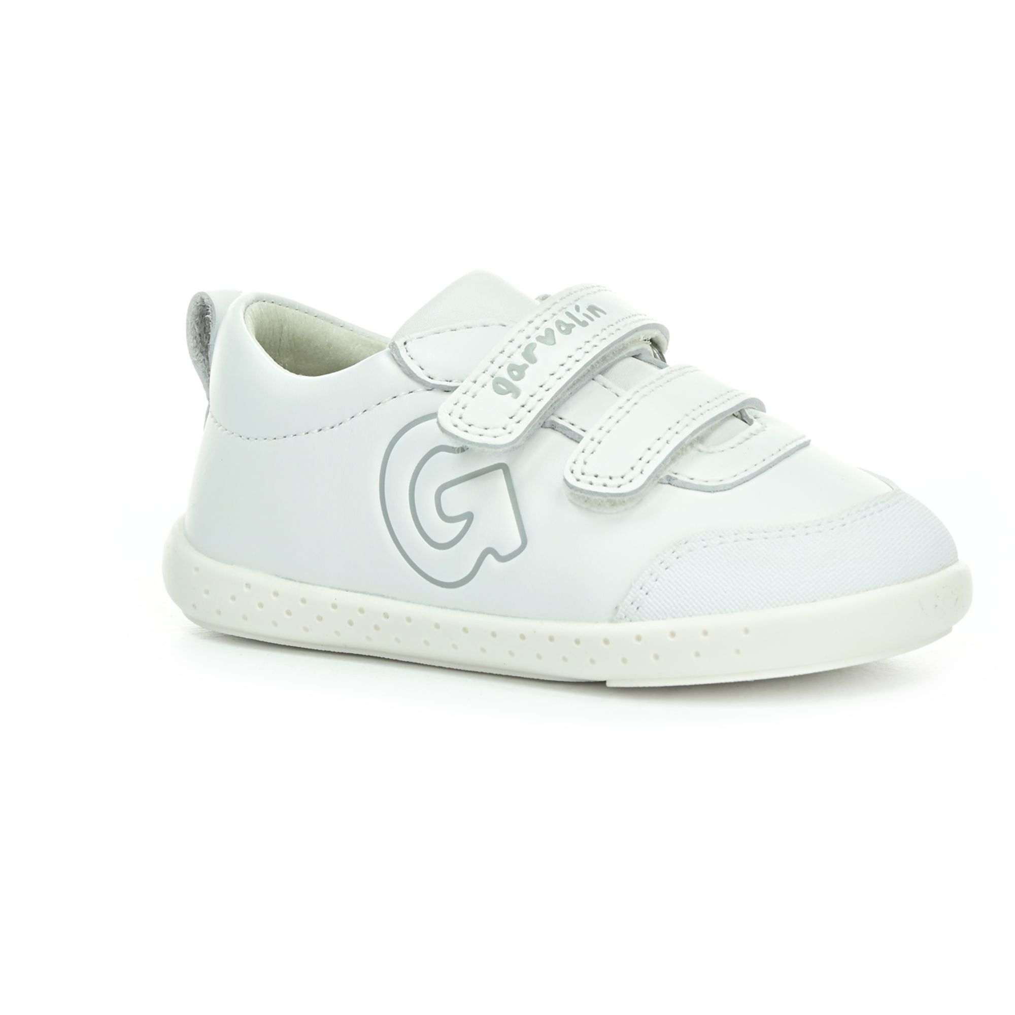 Garvalín Zapato Basico Blanco biele so znakom barefoot topánky 23 EUR
