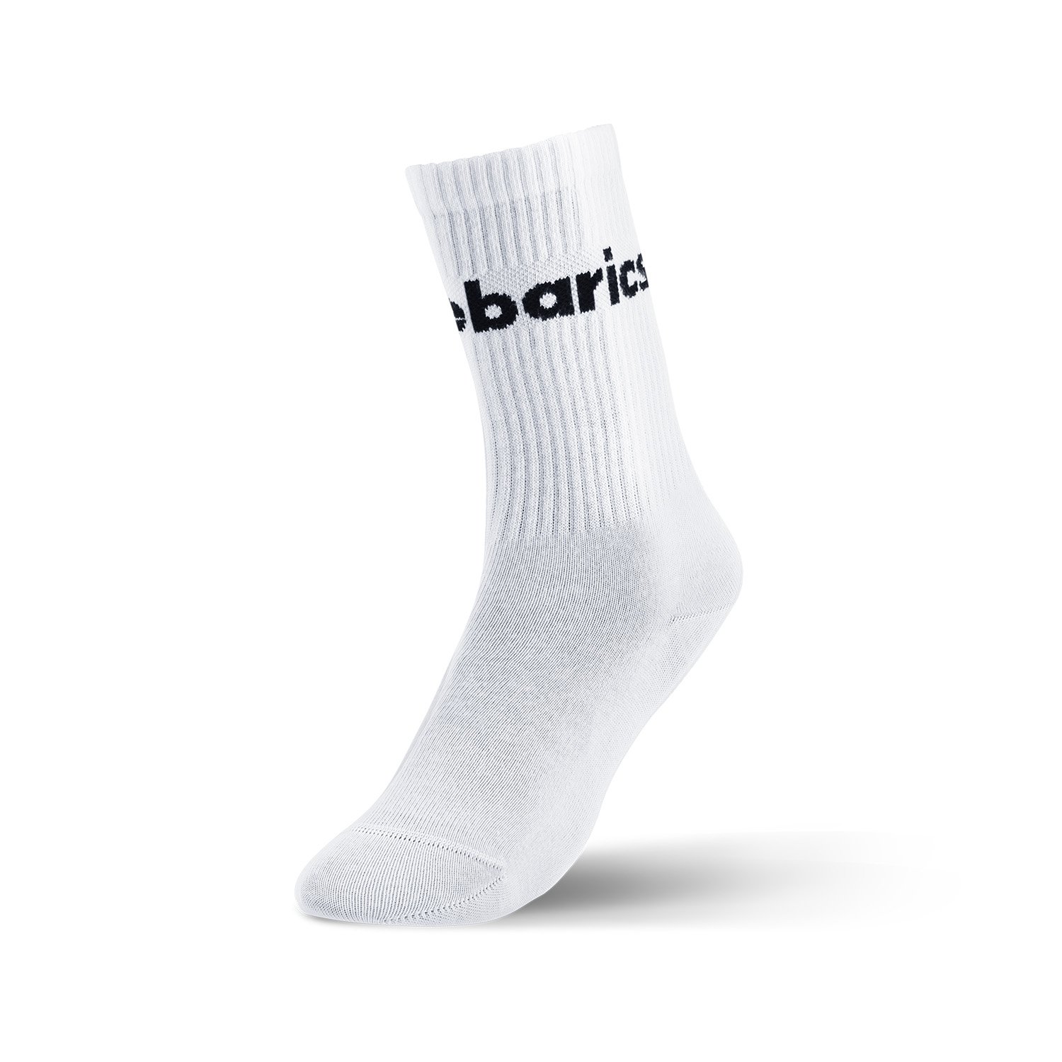 be Lenka Ponožky barebarics crew white big logo, 1 pár Veľkosť ponožiek: 43-46 EU EUR
