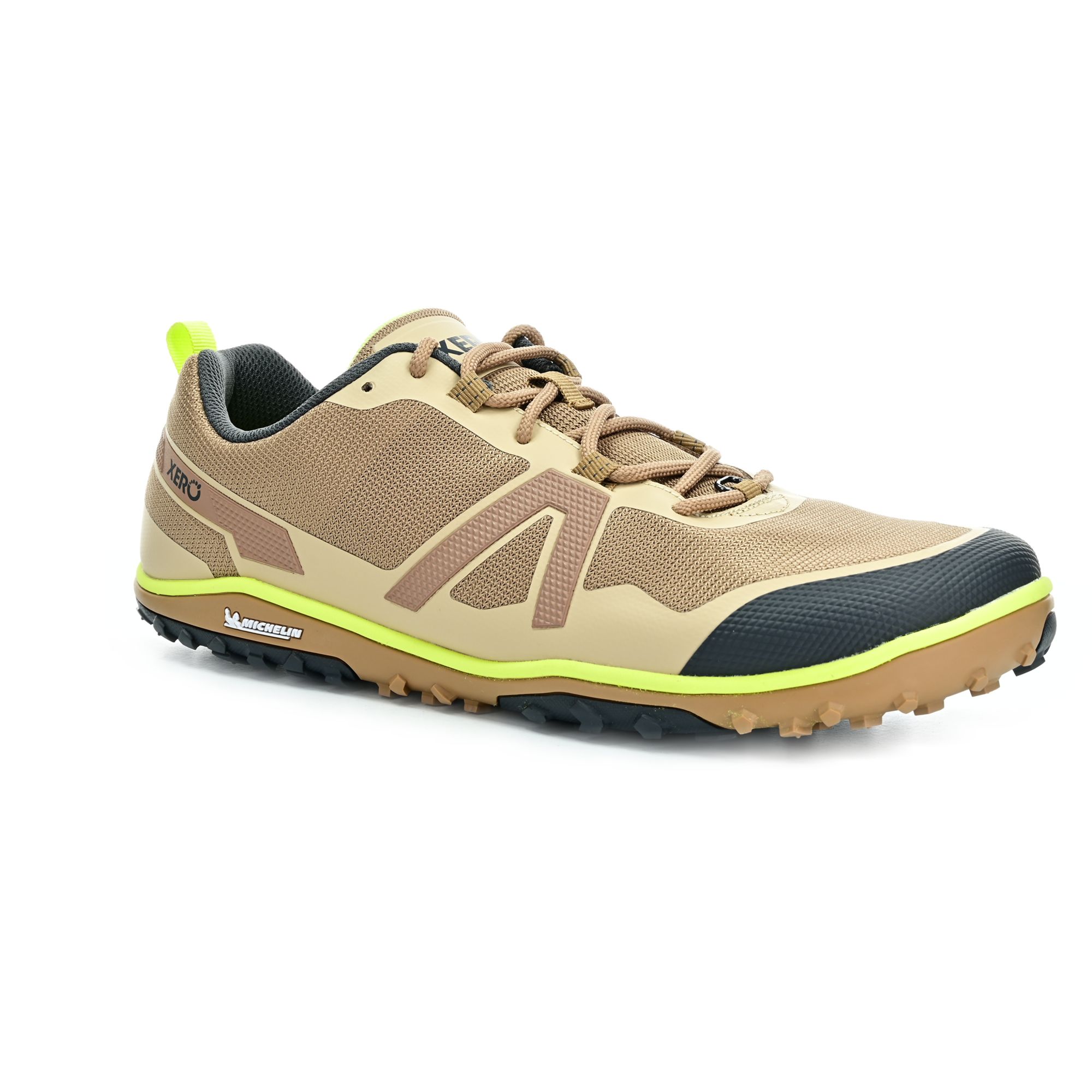 Xero Shoes Scrambler Low EV Dark Írsky krém/Sunny Lime M outdoor barefoot tenisky 43 EUR