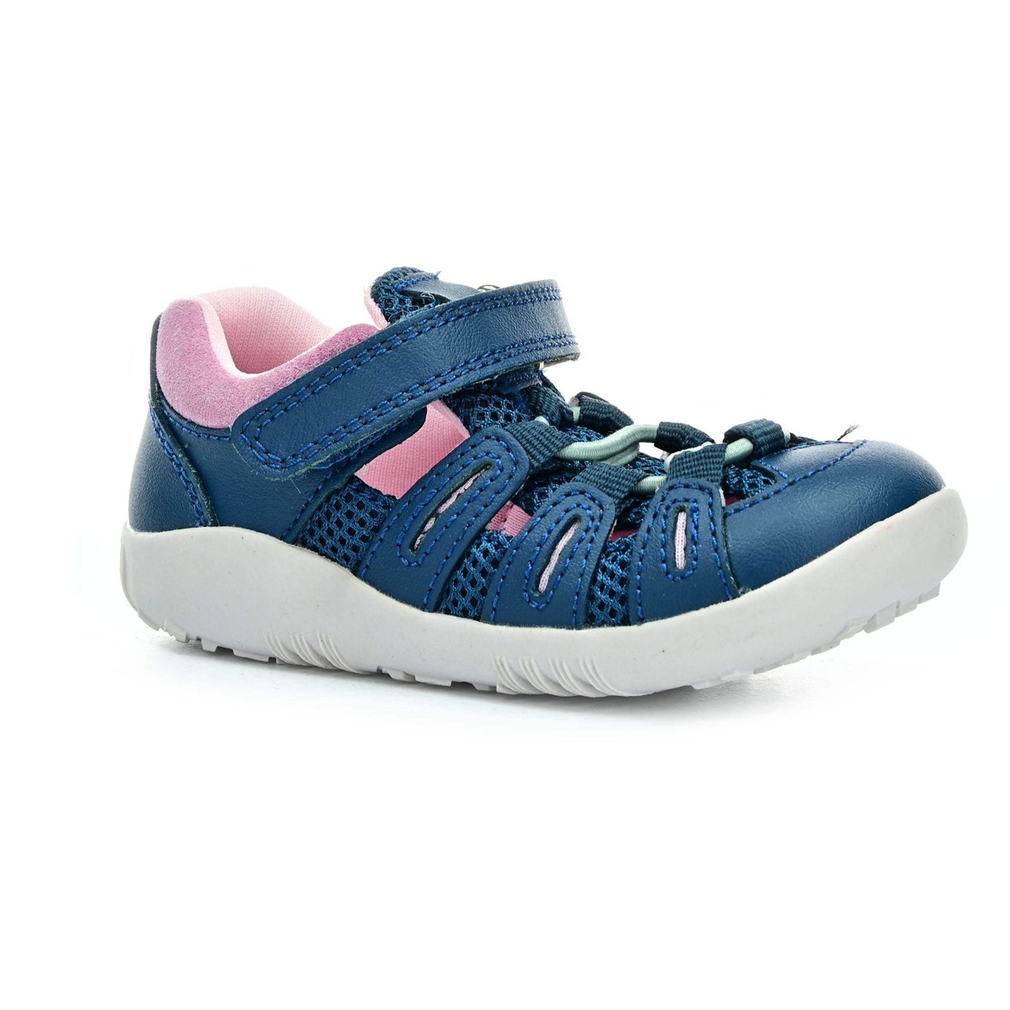 Bobux Summit Tidal Teal - Pink Diamond barefoot sandále 25 EUR