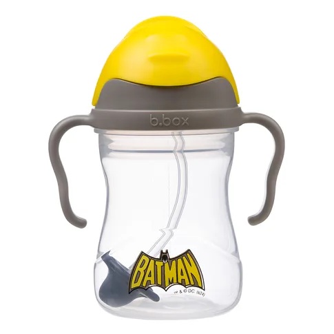 b.box Hrnček so slamkou 240 ml - Batman EUR