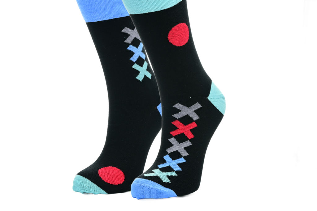 Ponožky Little Shoes Tic Tac Toe, 2 páry Veľkosť ponožiek: 35-38 EU EUR