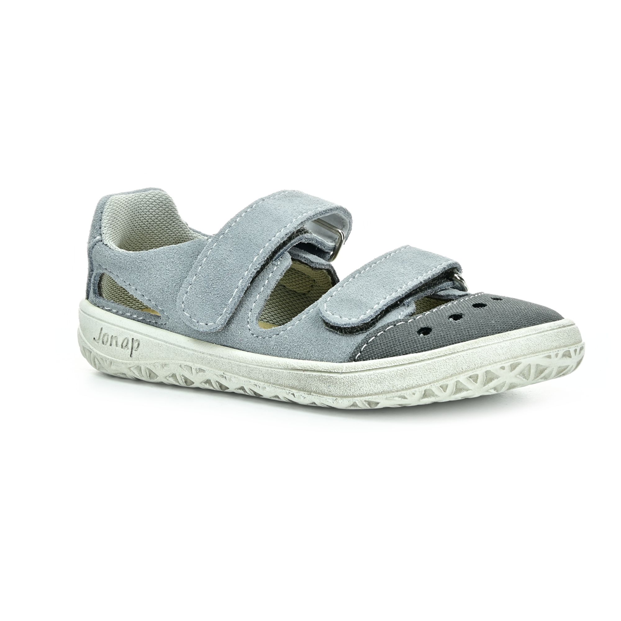 Jonap Fella svetlo šedé barefoot sandále 22 EUR
