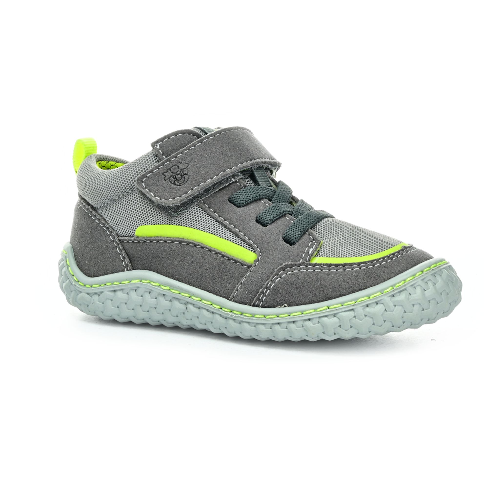 Ricosta Patsy Hellgrau/Grün detské členkové barefoot tenisky 22 EUR