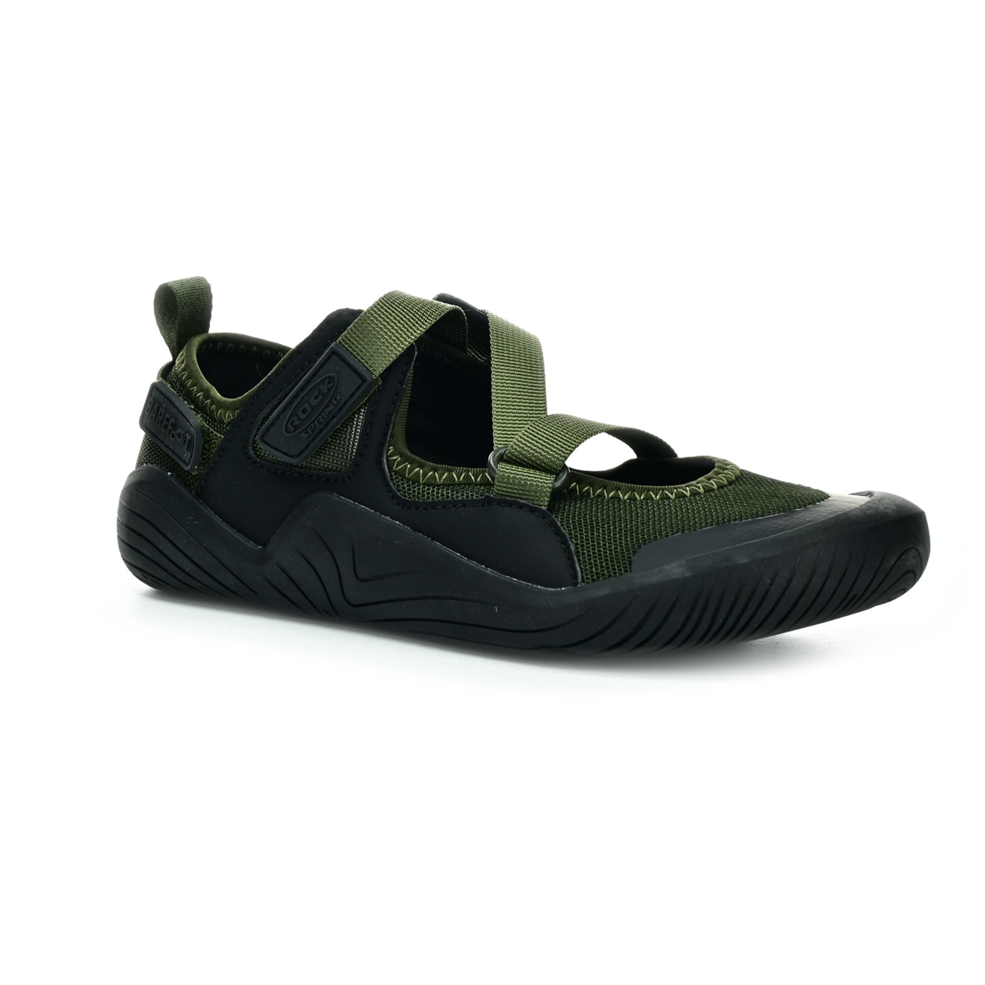 Rock spring Reštart Khaki Kids barefoot sandále 34 EUR