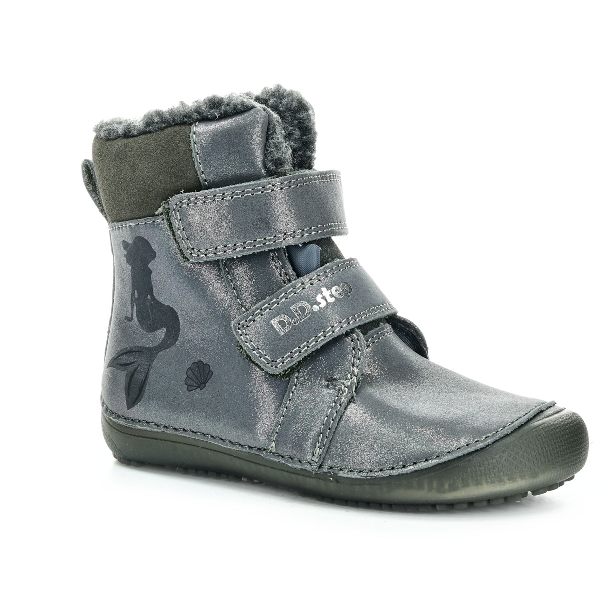 D.D.Step DDStep W063-52263A tmavo šedé zimné barefoot topánky 27 EUR