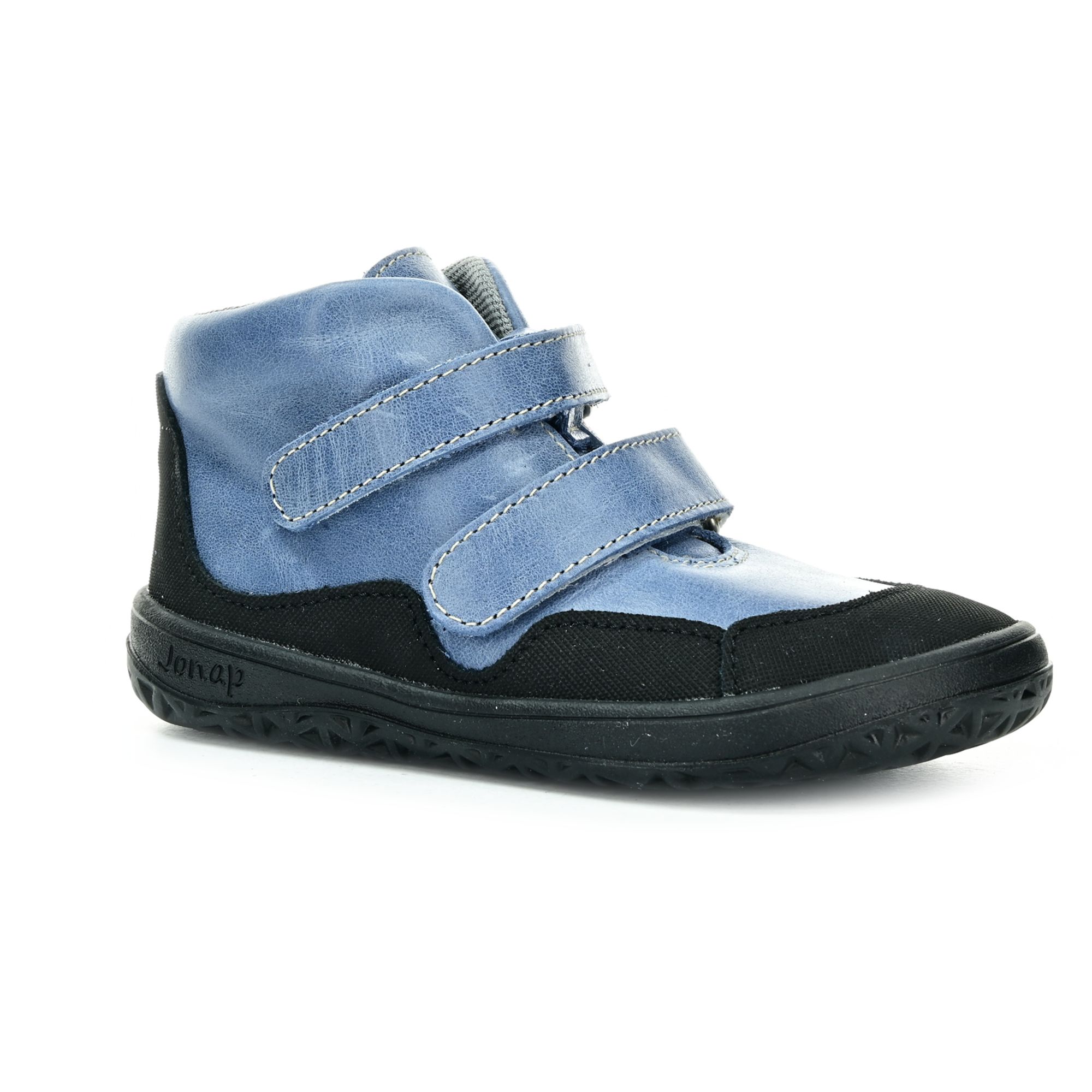 Jonap Bella MV svetlo modré celoročné členkové barefoot topánky 26 EUR