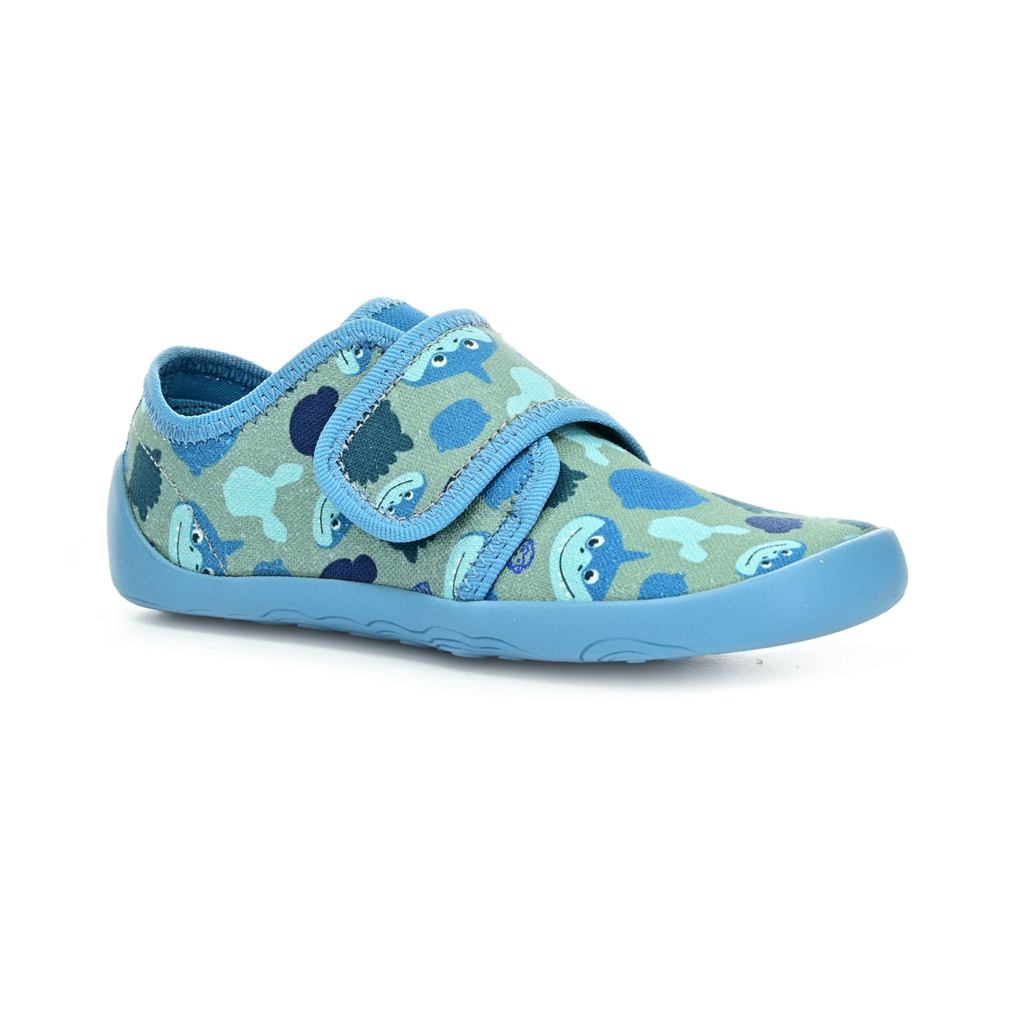Affenzahn Slipper Cotton Movy Shark barefoot tenisky 24 EUR