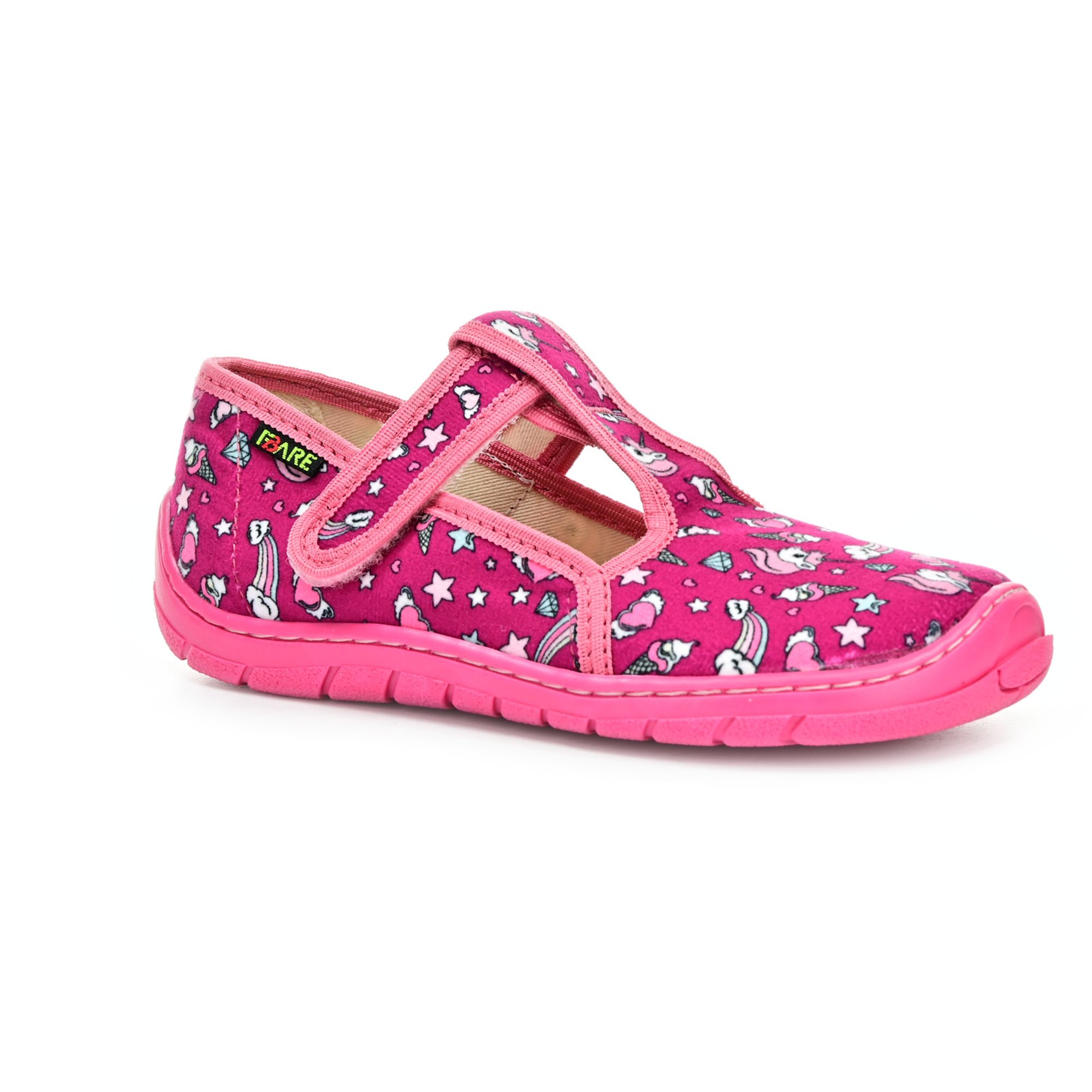 Fare 51/5202452 ružové barefoot papuče 32 EUR