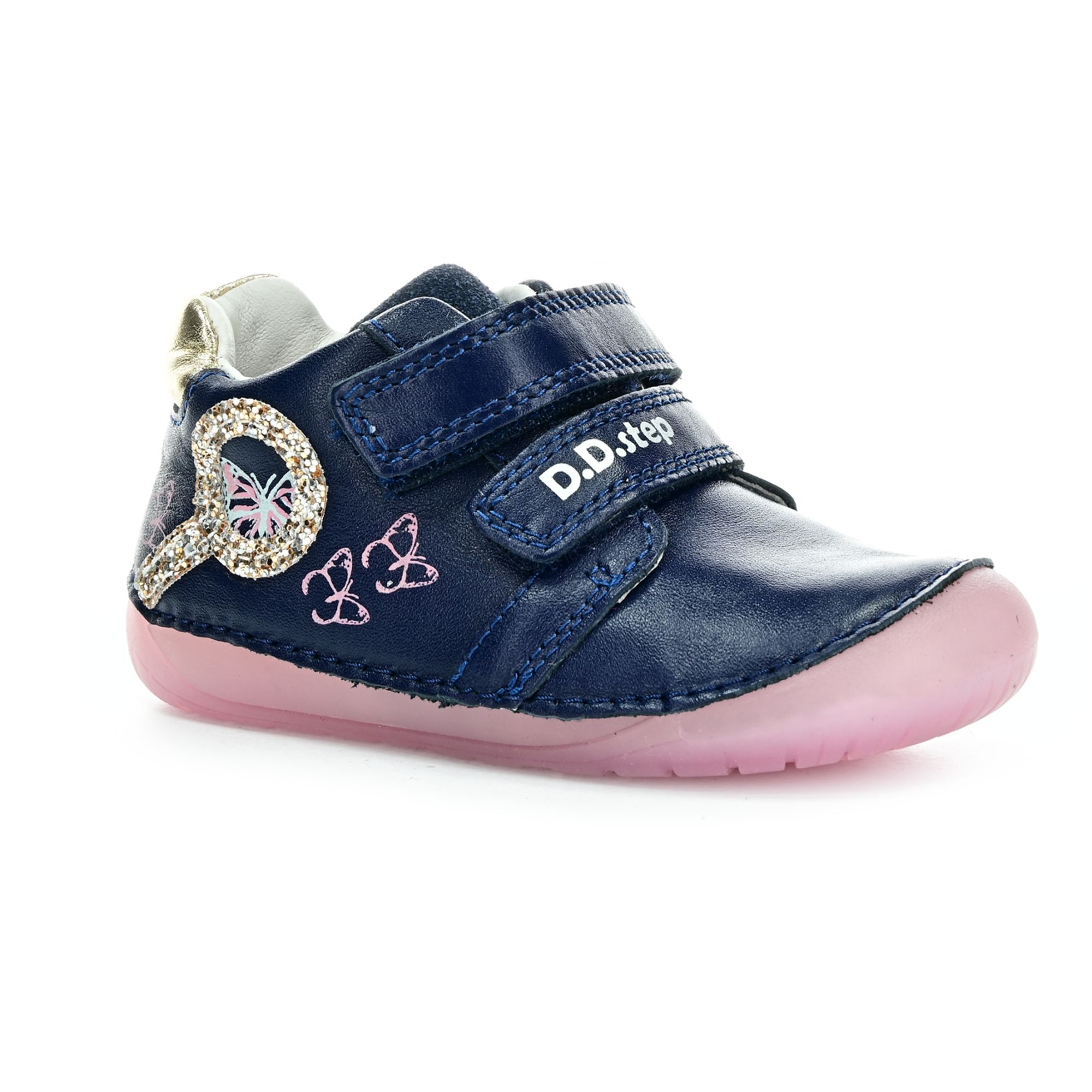 D.D.Step DDStep S070-52838B tmavo modré celoročné členkové barefoot topánky 22 EUR