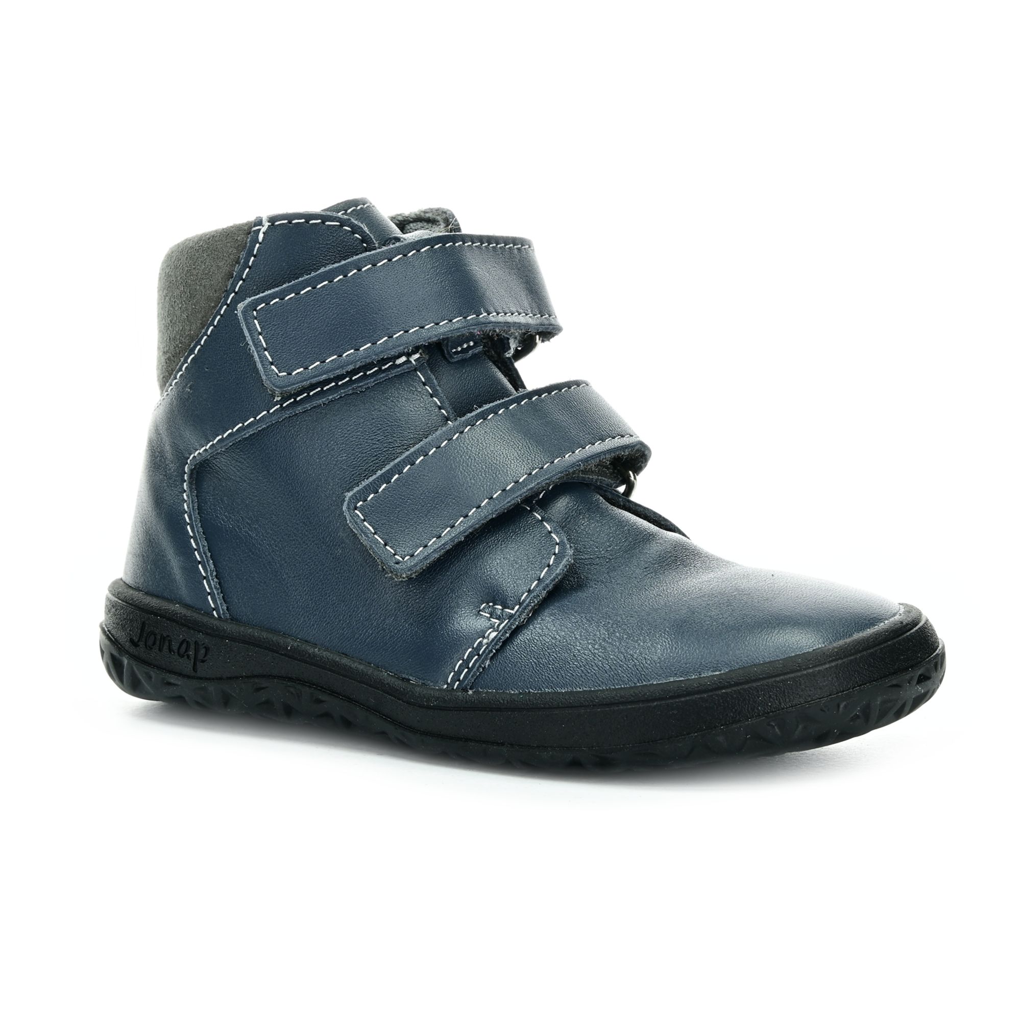 Jonap B2MV shark modré SLIM celoročné členkové barefoot topánky 25 EUR