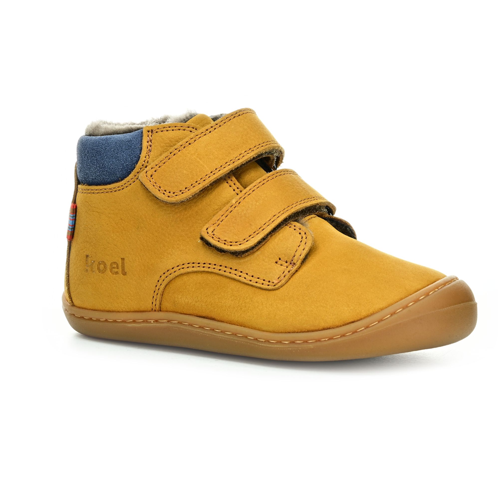 Koel Bonnie Lambswool Cognac zimné barefoot topánky 28 EUR