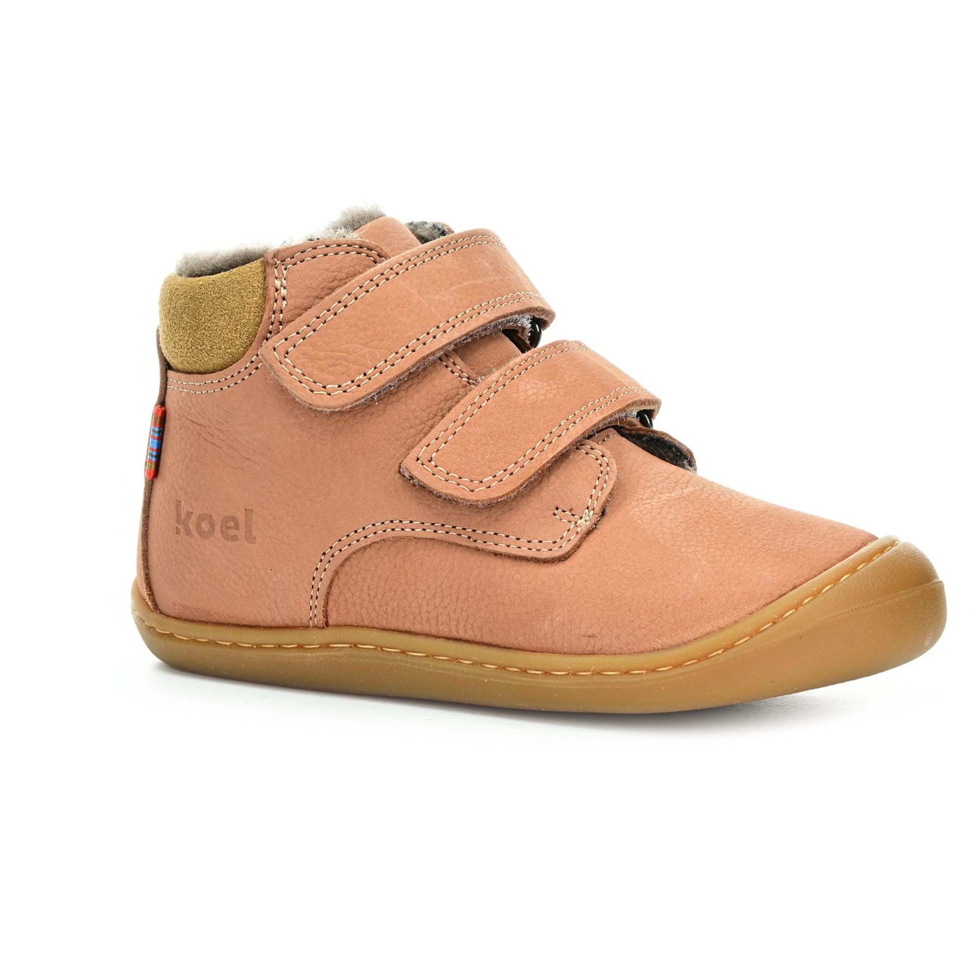 Koel Bonnie Lambswool old pink zimné barefoot topánky 22 EUR