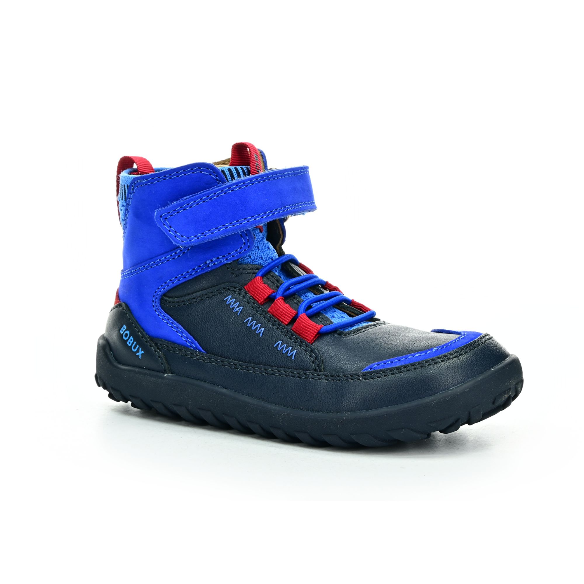 Bobux Alpha Amble Navy-Dazzling Blue celoročné členkové barefoot topánky 22 EUR