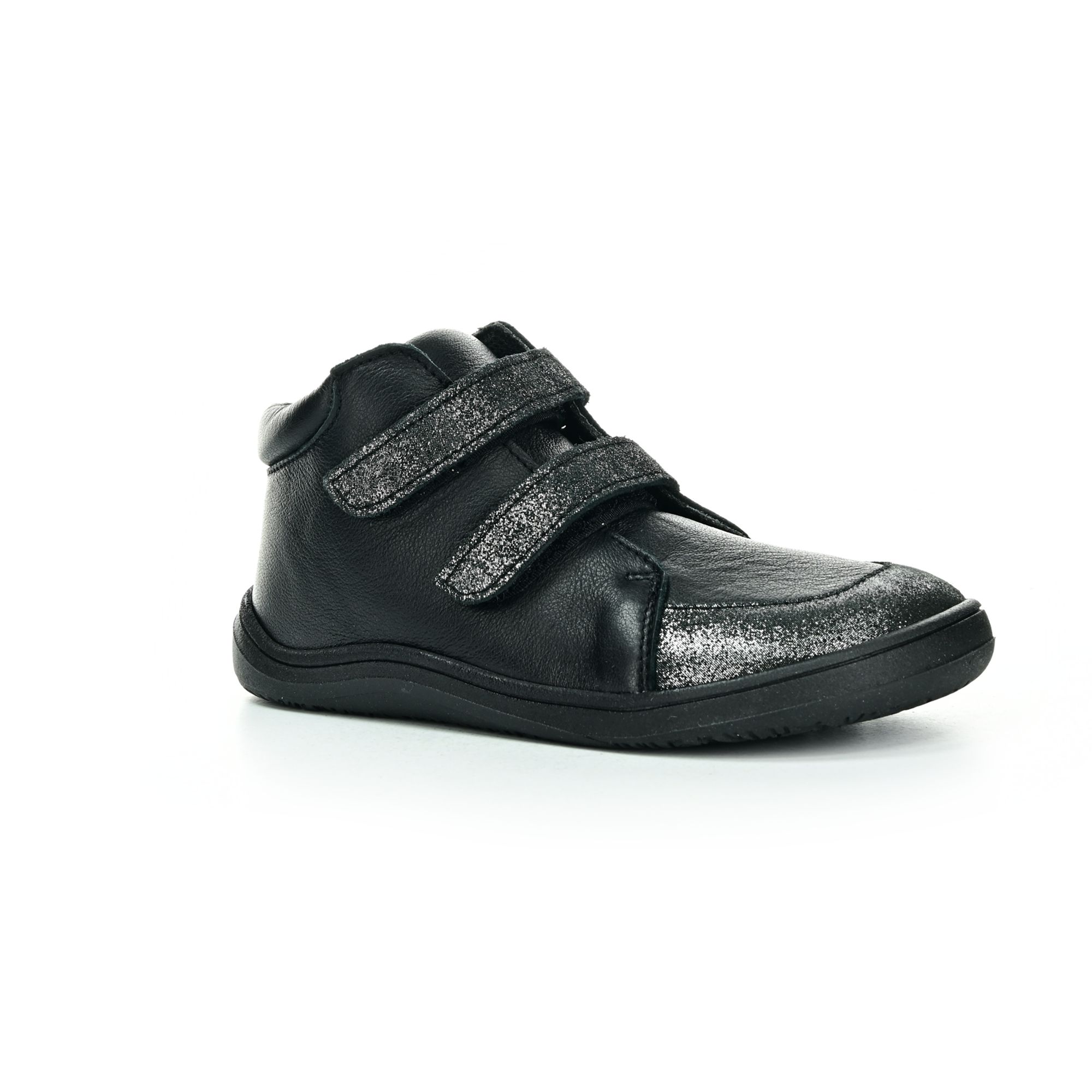 Baby Bare Shoes Baby Bare Febo Fall Midnight Black celoročné členkové barefoot topánky 23 EUR