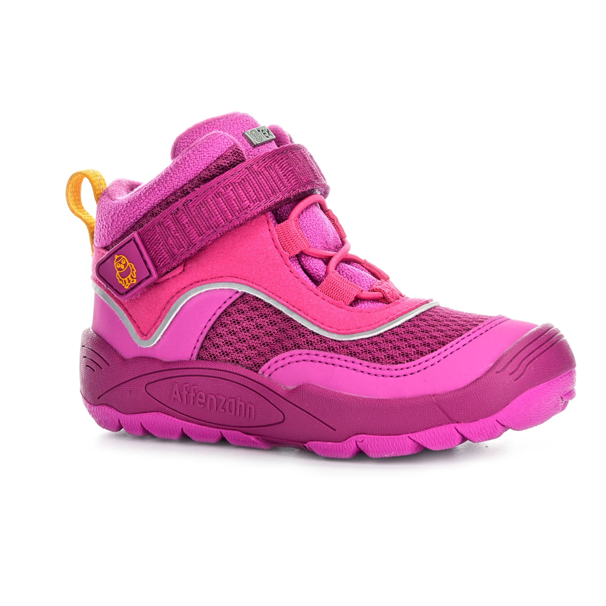Affenzahn Low Boot Vegan Explory Bird Berry celoročné členkové barefoot topánky 28 EUR