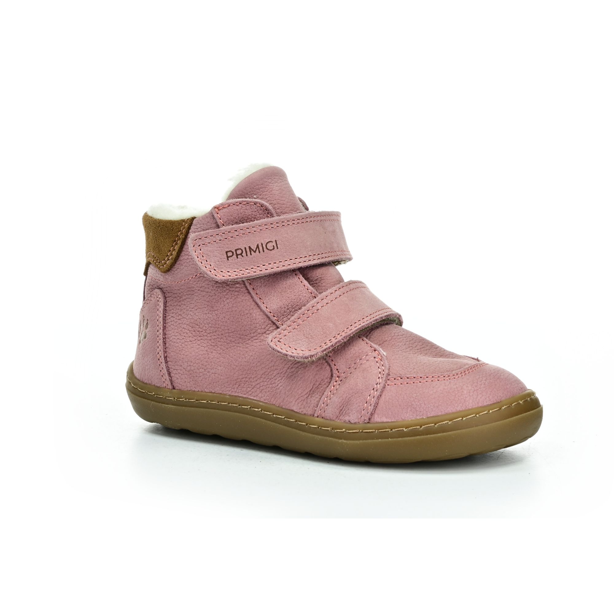 Primigi Nabuk Canyon/Rosa ružové zimné barefoot topánky 22 EUR