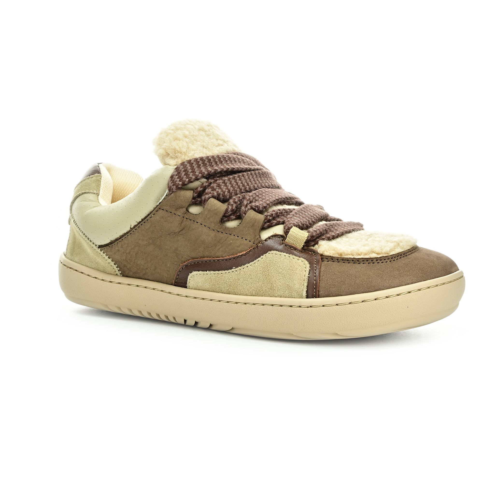 Shapen Teddy Brown zimné barefoot topánky 38 EUR