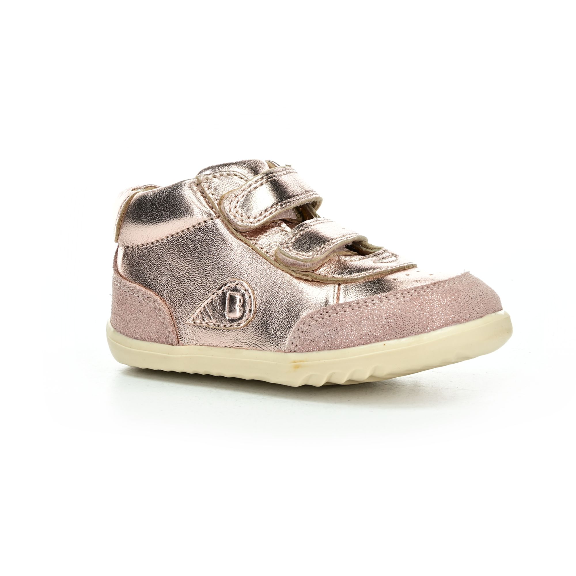Bobux Champ High Rose Gold Step Up celoročné členkové barefoot topánky 22 EUR