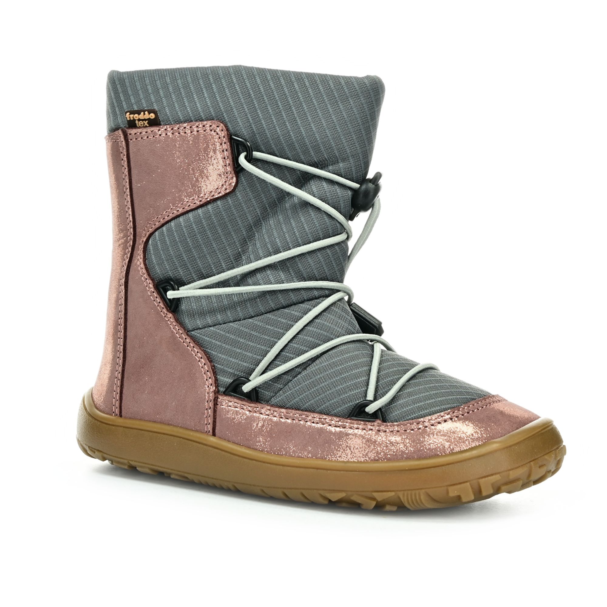 Froddo G3160251-11 Grey/Pink zimné barefoot topánky 28 EUR