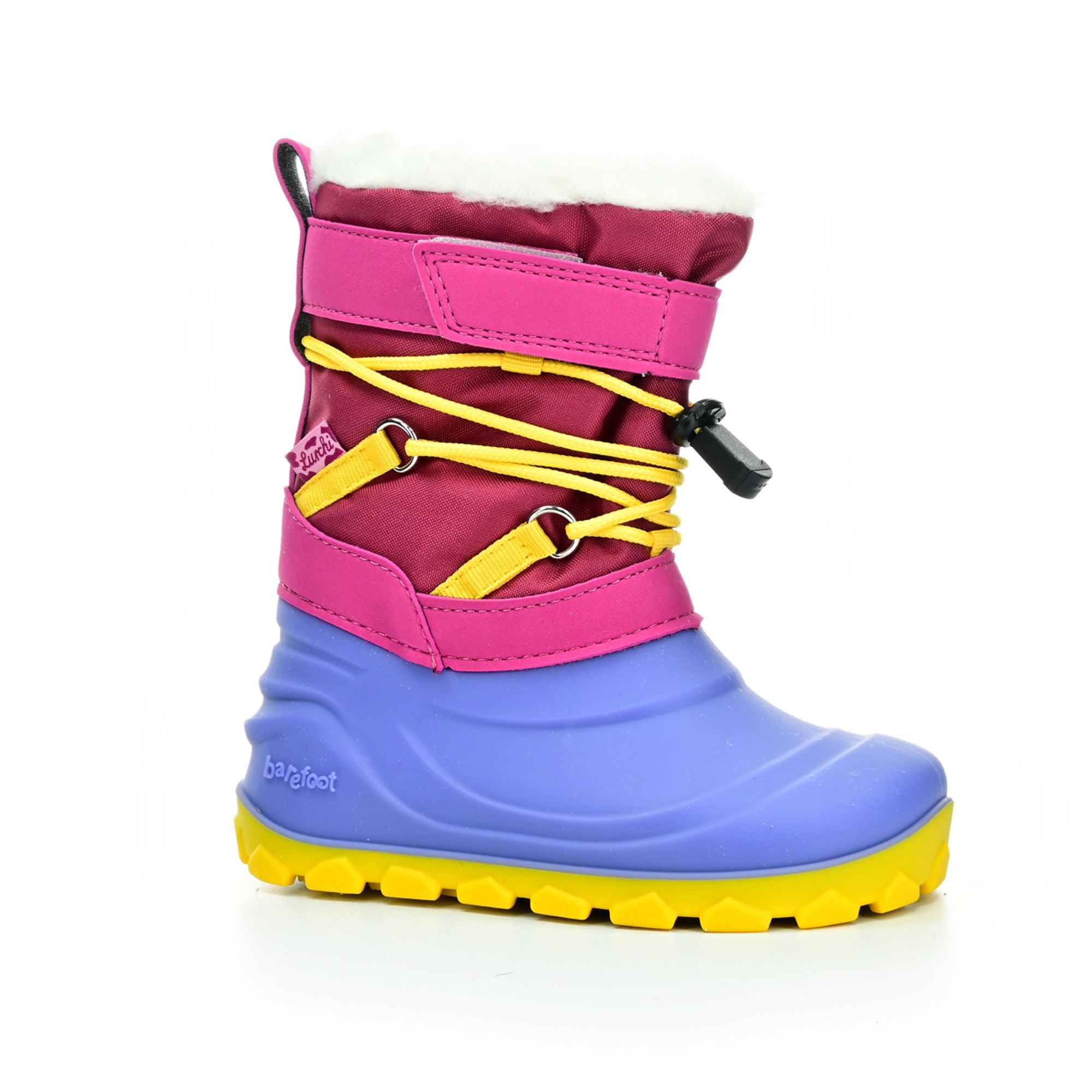 Lurchi Nik Nappa Jacob flieder zimné barefoot snehule 26 EUR