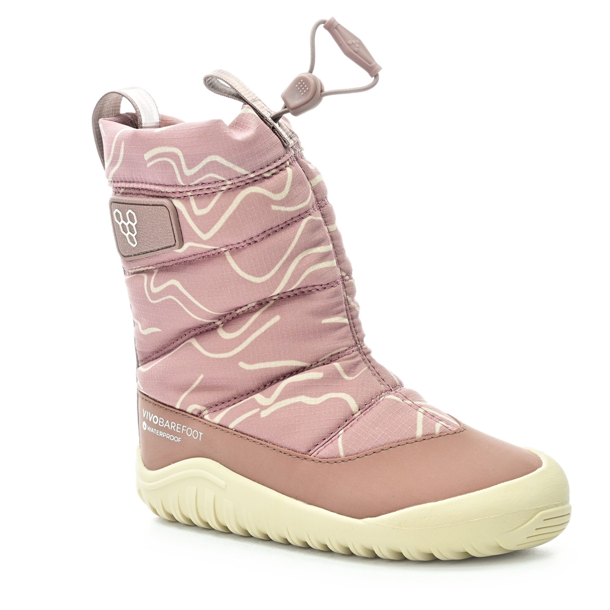 Vivobarefoot Tracker Boot AT Twilight Mauve zimné barefoot snehule 29 EUR