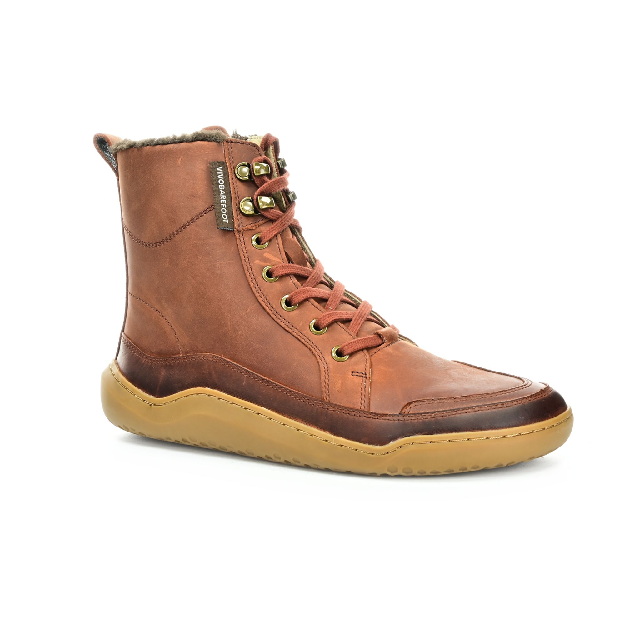 Vivobarefoot Gobi Boot Warmlined W Bark zimné barefoot topánky 38 EUR