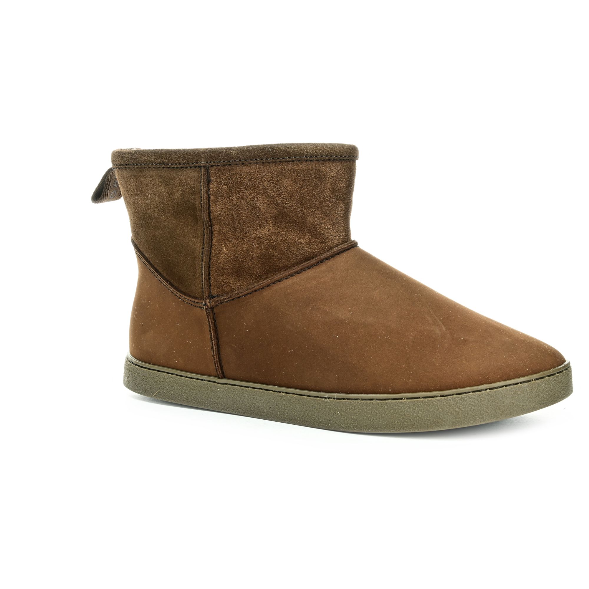 Groundies Cozy Boot Low Chocolate W zimné barefoot topánky 38 EUR