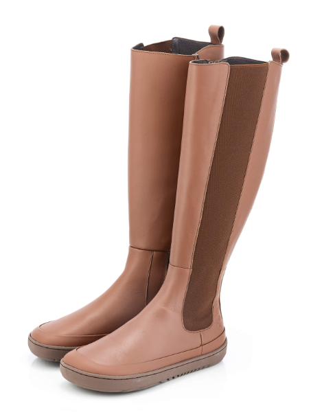 Shapen Harper Brown Leather barefoot čižmy 38 EUR