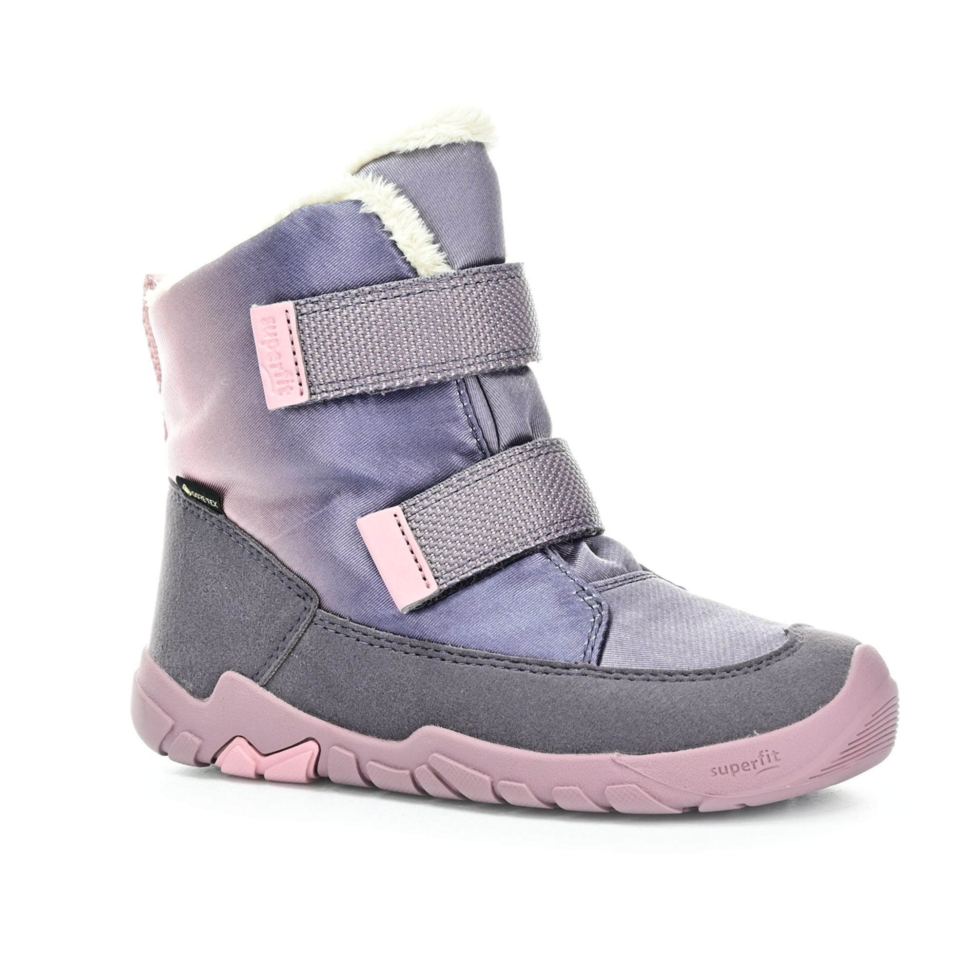Superfit Textil/syntetik Trace fialové zimné barefoot topánky 29 EUR