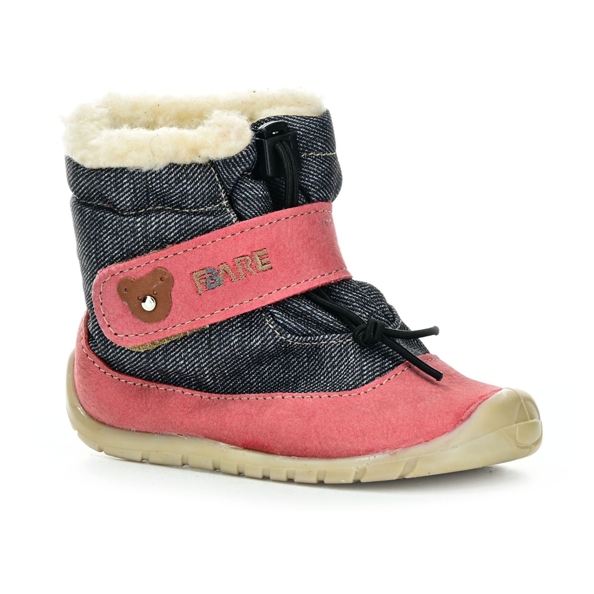 Fare 5041252 ružové zimné barefoot topánky 23 EUR