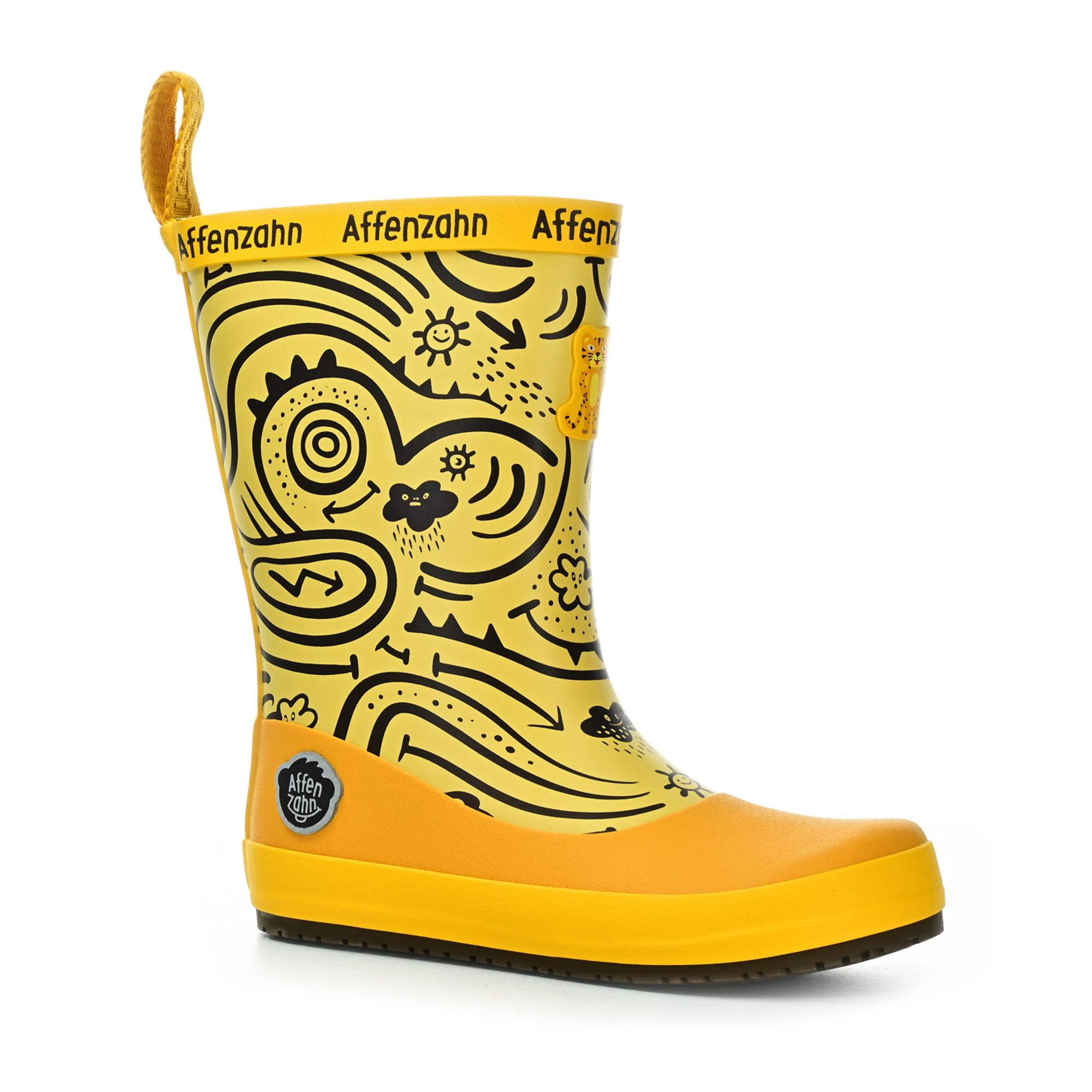 E-shop Affenzahn Rainboot Vegan Plashy Tiger barefoot čižmy 23 EUR
