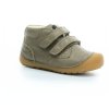 Bundgaard Petit Strap Army barefoot boty (Veľkosť 20, Vnútorná dĺžka topánky 125, Vnútorná šírka topánky 56)