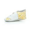 Bobux Dalmatin White (soft sole) barefoot capáčky (Veľkosť 19, Vnútorná dĺžka topánky 117, Vnútorná šírka topánky 56)