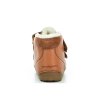 Bundgaard Petit Mid Winter Strap Cognac WS zimní barefoot boty (Veľkosť 19, Vnútorná dĺžka topánky 120, Vnútorná šírka topánky 55)