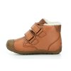 Bundgaard Petit Mid Winter Strap Cognac WS zimní barefoot boty (Veľkosť 19, Vnútorná dĺžka topánky 120, Vnútorná šírka topánky 55)