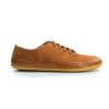 hnedé kožené barefoot tenisky