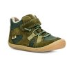 Koel4kids Beau Wool khaki zimní barefoot boty (Veľkosť 21, Vnútorná dĺžka topánky 134, Vnútorná šírka topánky 64)