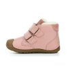 Bundgaard Petit Mid Winter Strap Rose zimní barefoot boty (Veľkosť 19, Vnútorná dĺžka topánky 120, Vnútorná šírka topánky 55)