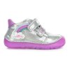 D.D.Step S073-51424 Silver celoroční kotníkové barefoot boty (Veľkosť 20, Vnútorná dĺžka topánky 130, Vnútorná šírka topánky 60)