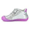 D.D.Step S073-51424 Silver celoroční kotníkové barefoot boty (Veľkosť 20, Vnútorná dĺžka topánky 130, Vnútorná šírka topánky 60)