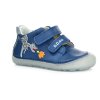 D.D.Step S073-51696A Bermuda Blue celoroční kotníkové barefoot boty (Veľkosť 20, Vnútorná dĺžka topánky 130, Vnútorná šírka topánky 60)