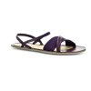 Groundies Corfu Dark Plum barefoot sandály (Veľkosť 37, Vnútorná dĺžka topánky 249, Vnútorná šírka topánky 83)